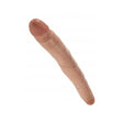 King Cock 12 In Slim Double Dildo Tan Intimates Adult Boutique