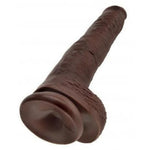 King Cock 14 Cock W-balls Brown " Pipedream Products Dildos