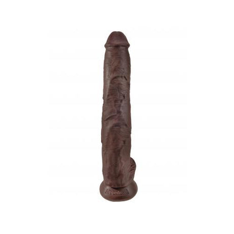 King Cock 14 In Cock W-balls Brown Intimates Adult Boutique