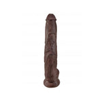 King Cock 14 Cock W-balls Brown " Pipedream Products Dildos