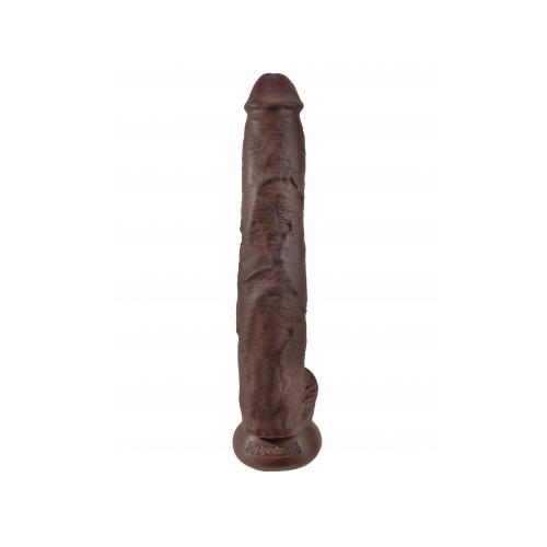 King Cock 14 Cock W-balls Brown " Pipedream Products Dildos