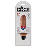 King Cock 5 In Vibrating Stiffy Tan Intimates Adult Boutique