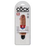 King Cock 5 Vibrating Stiffy Tan " Pipedream Products Dildos