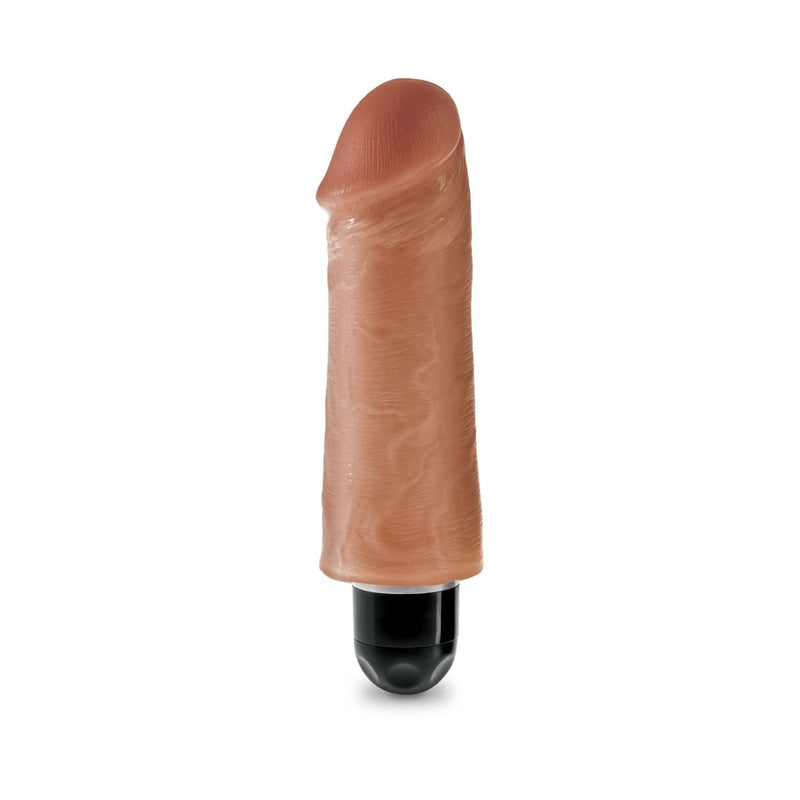 King Cock 5 Vibrating Stiffy Tan " Pipedream Products Dildos
