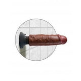 King Cock 6 In Cock Brown Vibrating Intimates Adult Boutique