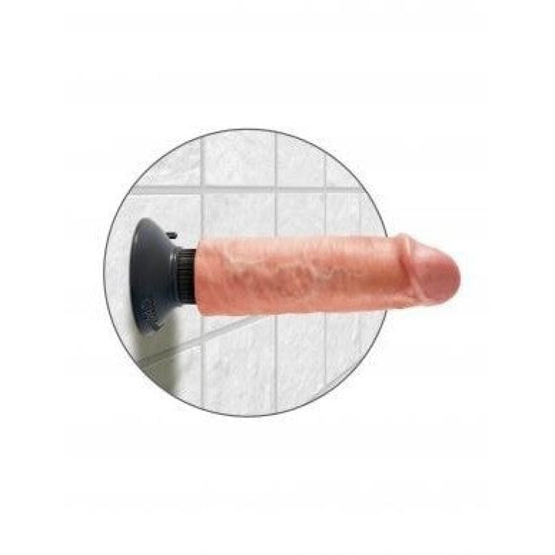 King Cock 6 In Cock Flesh Vibrating Pipedream Products Sextoys for Women