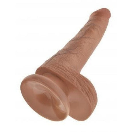 King Cock 6 In Cock W-balls Tan Intimates Adult Boutique