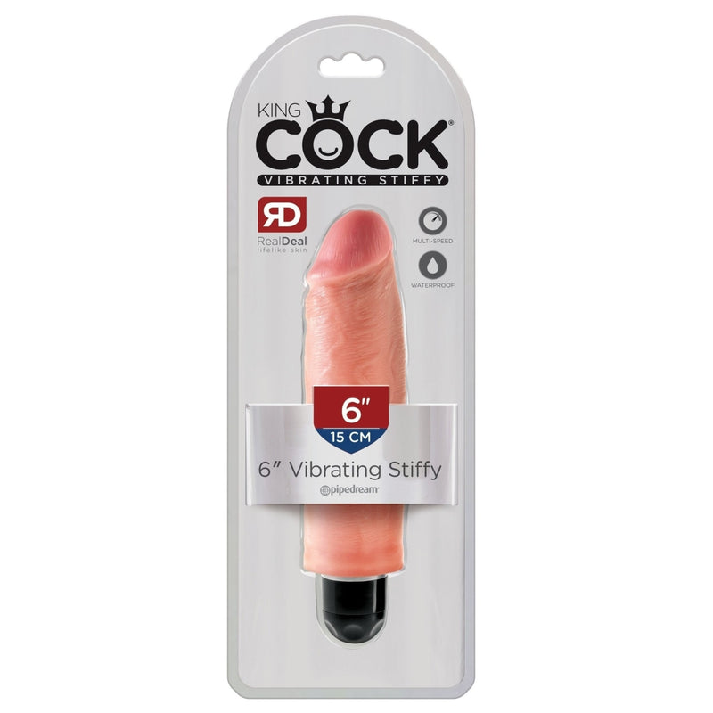 King Cock 6 In Vibrating Stiffy Light Pipedream Products Sextoys for Women