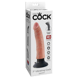 King Cock 7 In Cock Flesh Vibrating Intimates Adult Boutique