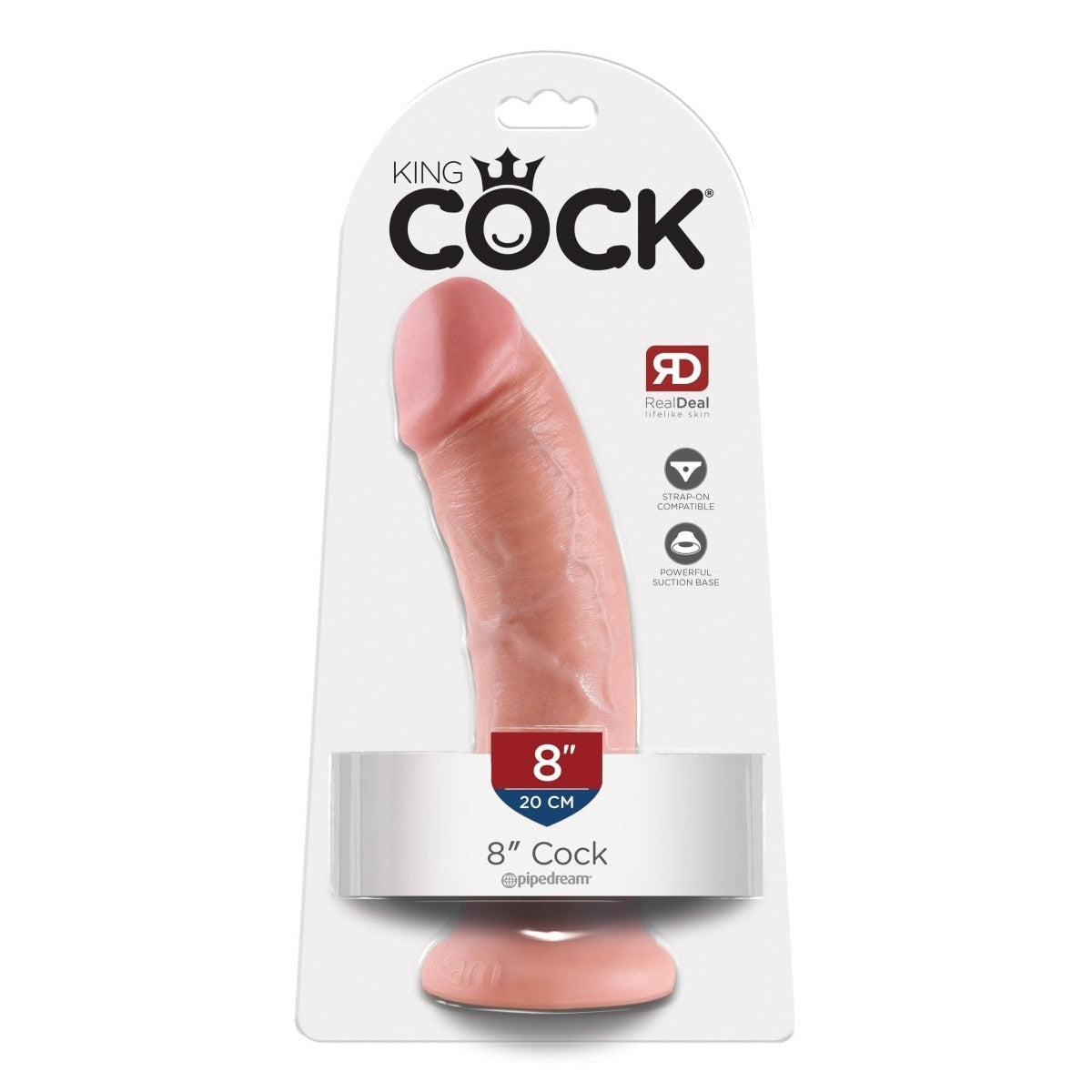 King Cock 8 In Cock Flesh Intimates Adult Boutique