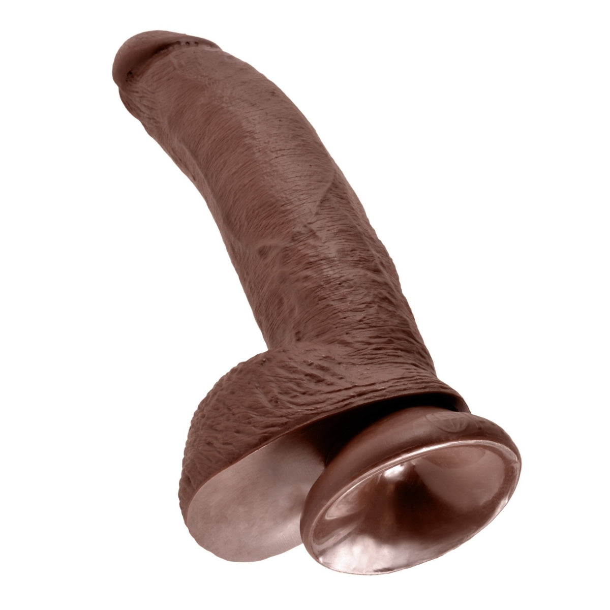King Cock 9 In Cock W-balls Brown Intimates Adult Boutique
