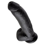 King Cock 9in Cock W-balls Black Pipedream Products Dildos