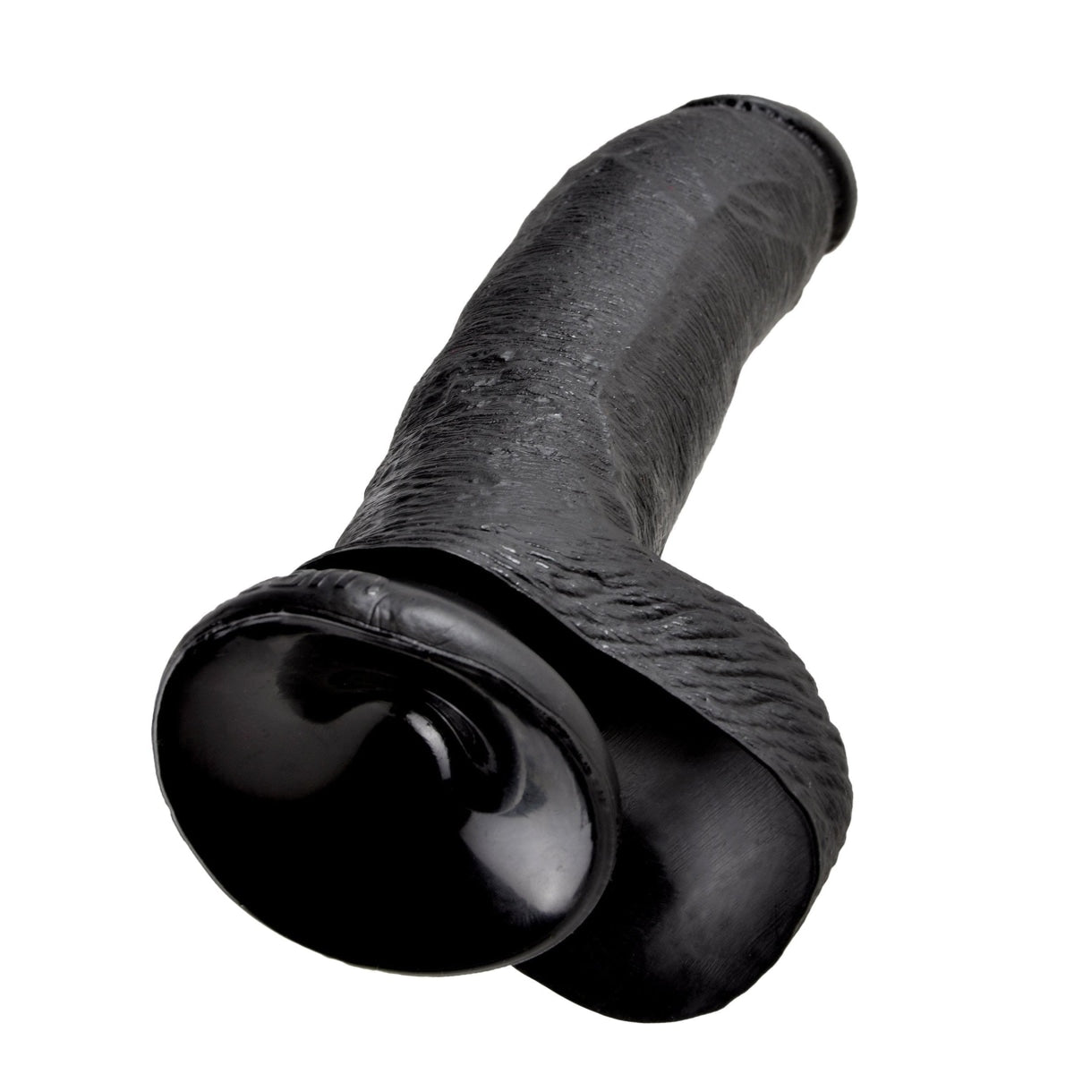 King Cock 9 In Cock W-balls Black Intimates Adult Boutique