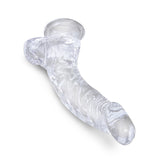 King Cock Clear 7.5 In Cock W- Balls Intimates Adult Boutique