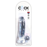 King Cock Clear 7 In Cock W- Balls Pipedream Products Dildos