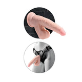 King Cock Plus 6 In Triple Density Cock W- Swinging Balls Light Intimates Adult Boutique