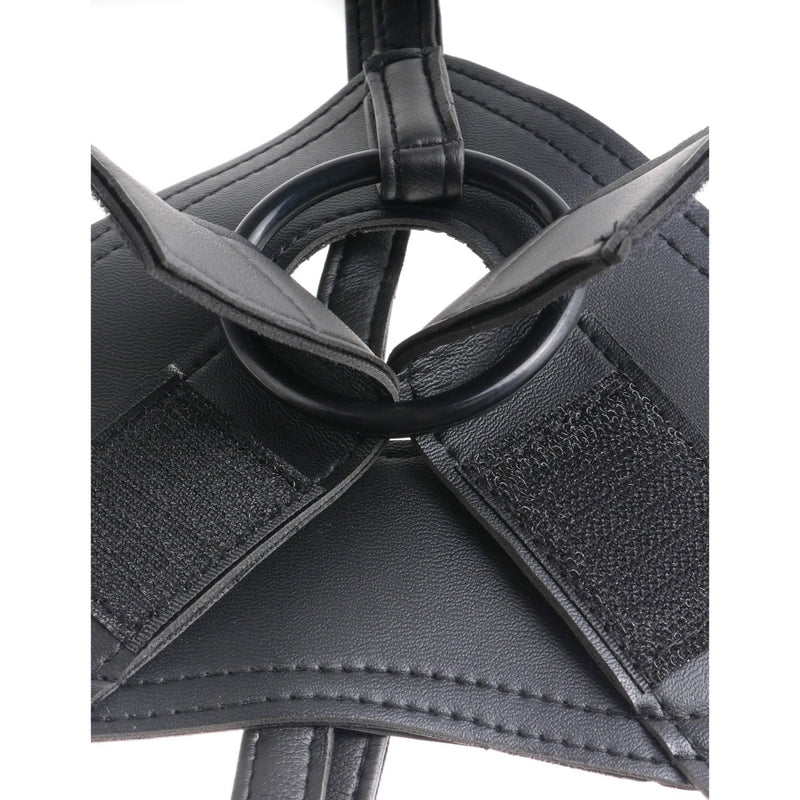 King Cock Strap On Harness W-8 Cock Flesh " Pipedream Products Sextoys for Women