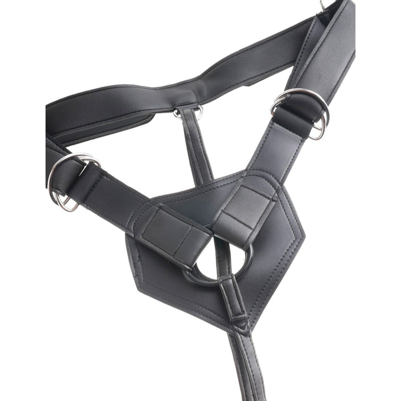King Cock Strap On Harness W-8 Cock Flesh " Pipedream Products Sextoys for Women