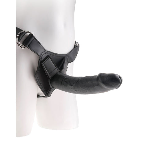 King Cock Strap On Harness W- 9 In Cock Black Intimates Adult Boutique