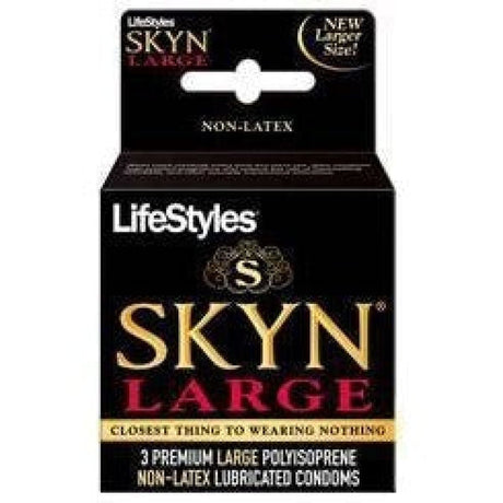 Lifestyles Skyn Large 3 Pack Intimates Adult Boutique