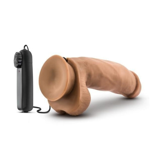 Loverboy Mma Fighter Vibrating 7 Realistic Cock Mocha " Blush Novelties Sextoys for Women