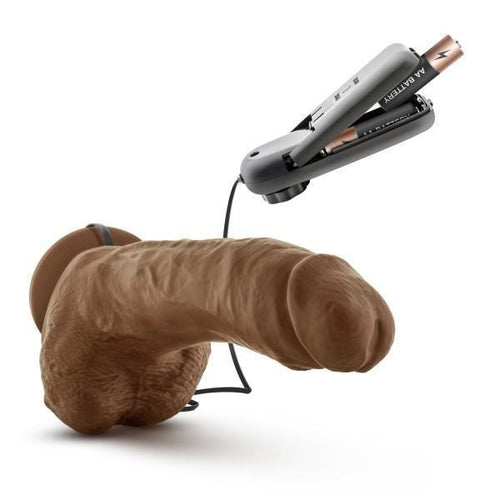 Loverboy The Boxer Vibrating 9 Realistic Cock Mocha " Blush Novelties Sextoys for Women