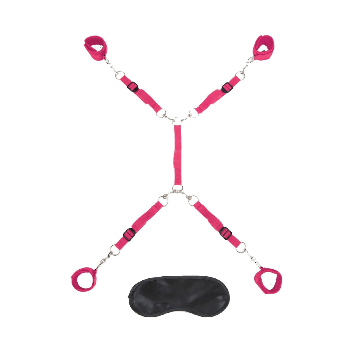Lux Fetish 7pc Bed Spreader Hot Pink Intimates Adult Boutique