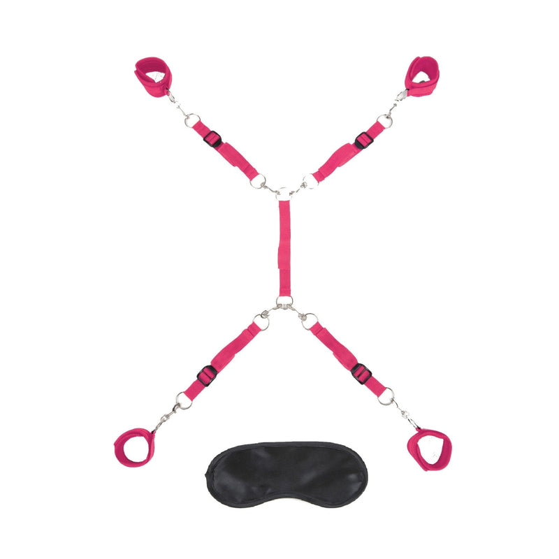Lux Fetish 7pc Bed Spreader Hot Pink Electric / Hustler Lingerie General
