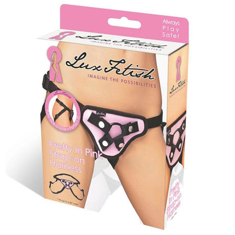 Lux Fetish Pretty In Pink Strap-on Harness Intimates Adult Boutique