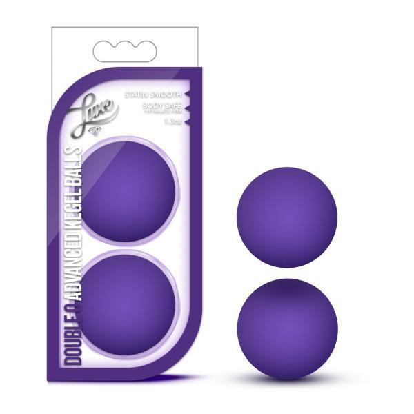 Luxe Double O Kegel Balls 1.3 Oz Purple Intimates Adult Boutique