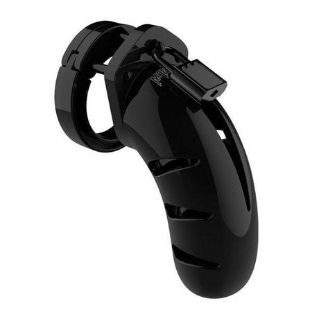 Mancage Chastity 4.5in Black Model 03 Intimates Adult Boutique