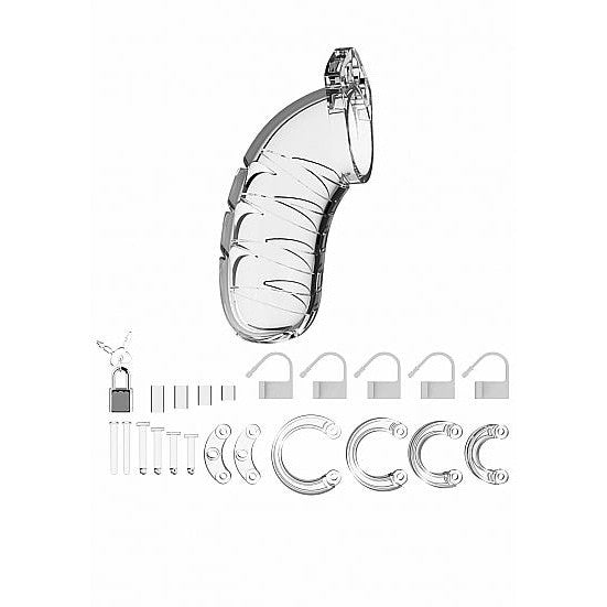 Mancage Chastity 4.5in Transparent Model 04 Intimates Adult Boutique