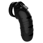 Mancage Chastity 5.5in Black Model 05 SHOTS AMERICA Fetish