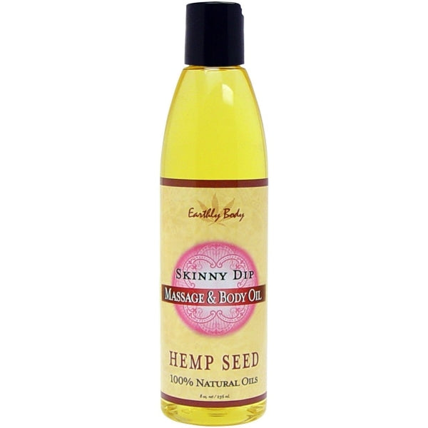 Massage & Body Oil Skinny Dip 8 Oz Earthly Body Bath & Body