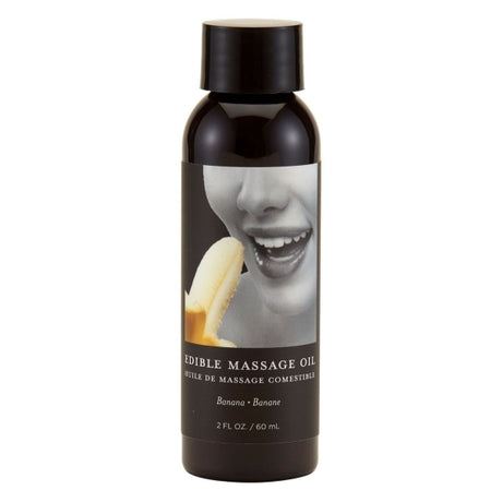 Massage Oil Edible Banana 2oz Intimates Adult Boutique