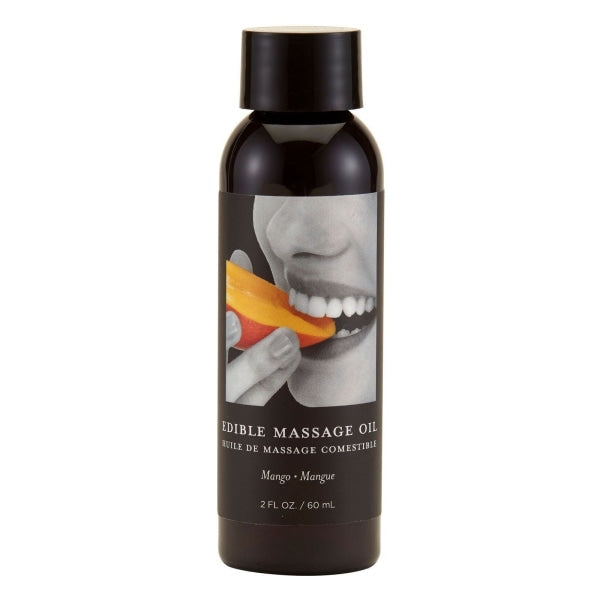 Massage Oil Edible Mango 2oz Earthly Body Bath & Body