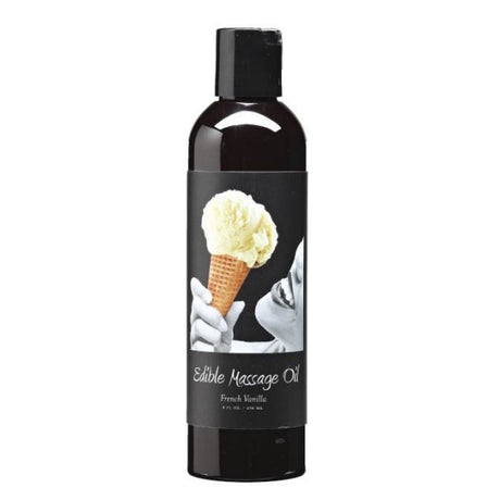 Massage Oil Edible Vanilla 8 Oz Intimates Adult Boutique