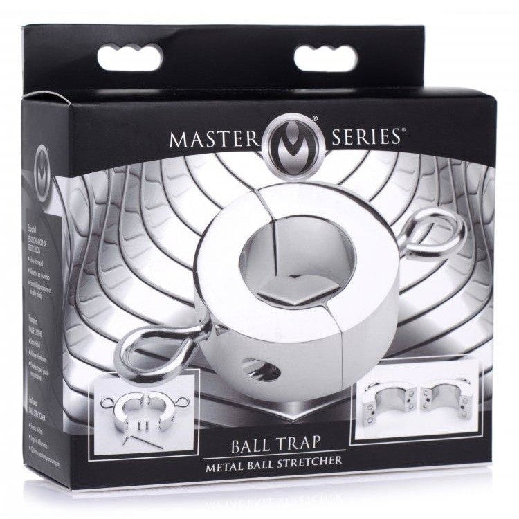 Master Series Ball Trap Metal Ball Stretcher Intimates Adult Boutique