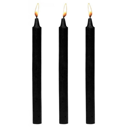 Master Series Dark Drippers Fetish Drip Candle Set Of 3 Black(out Mid May) XR Brands Fetish