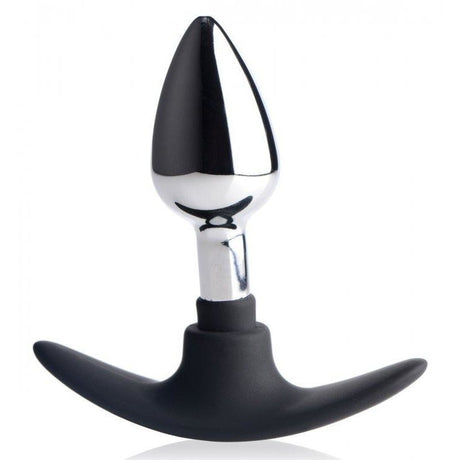 Master Series Dark Invader Metal & Silicone Anal Plug Small Intimates Adult Boutique