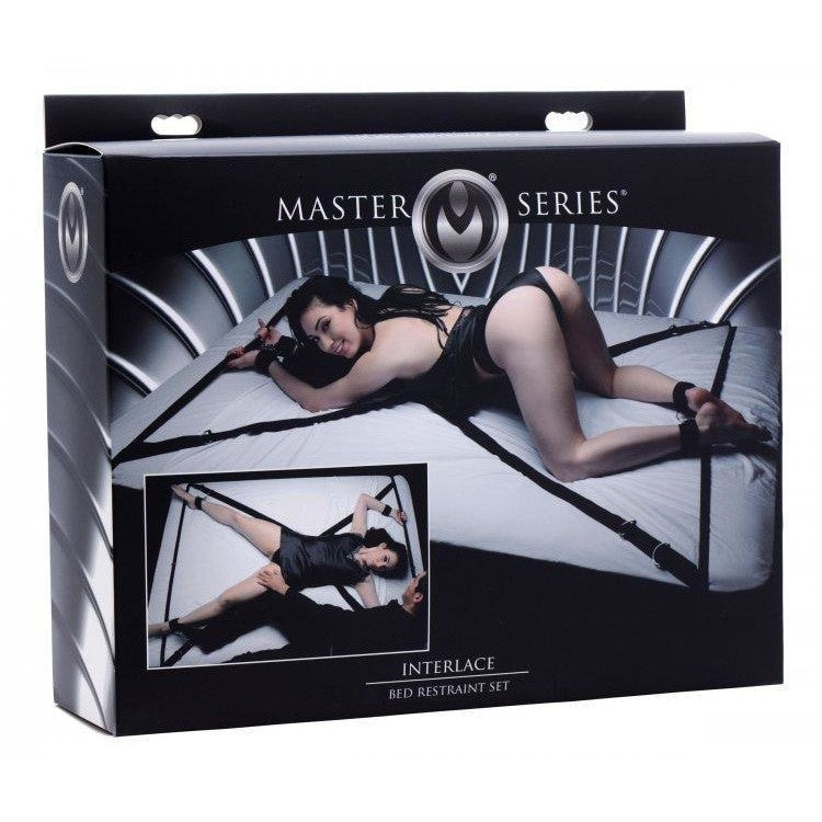 Master Series Interlace Bed Restraint Set XR Brands Fetish