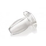 Master Series Peephole Clear Hollow Anal Plug Intimates Adult Boutique