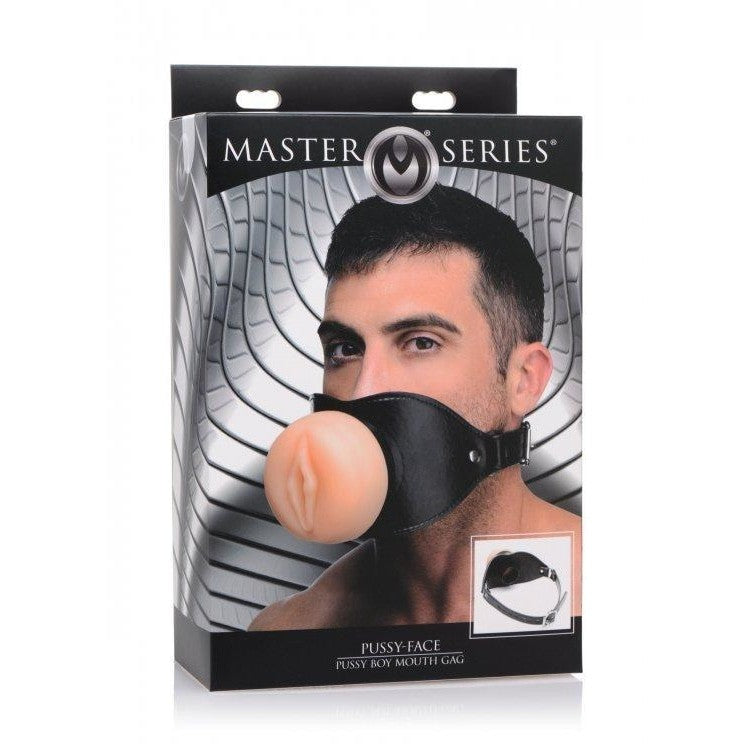 Master Series Pussy Face Oral Sex Mouth Gag XR Brands Fetish