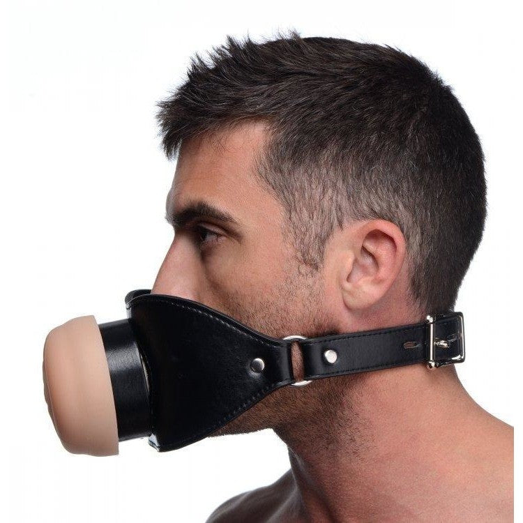 Master Series Pussy Face Oral Sex Mouth Gag XR Brands Fetish