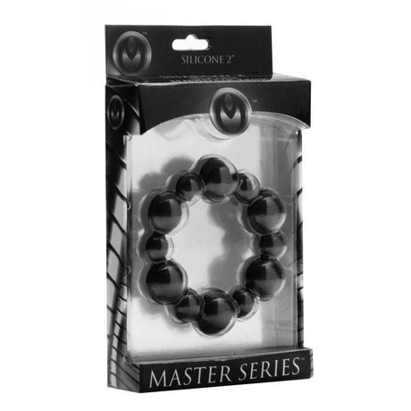 Master Series Silicone Beaded Cock Ring Intimates Adult Boutique
