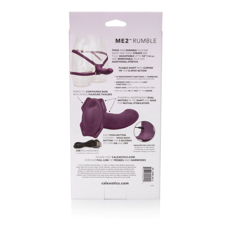 Me2 Rumbler Strap On Harness (boxed) California Exotic Novelties Sextoys for Couples