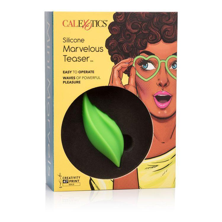 Mini Marvels Silicone Marvel Teaser Vibrator Green California Exotic Novelties Sextoys for Women