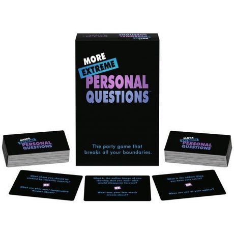 More Extreme Personal Questions Card Game Intimates Adult Boutique