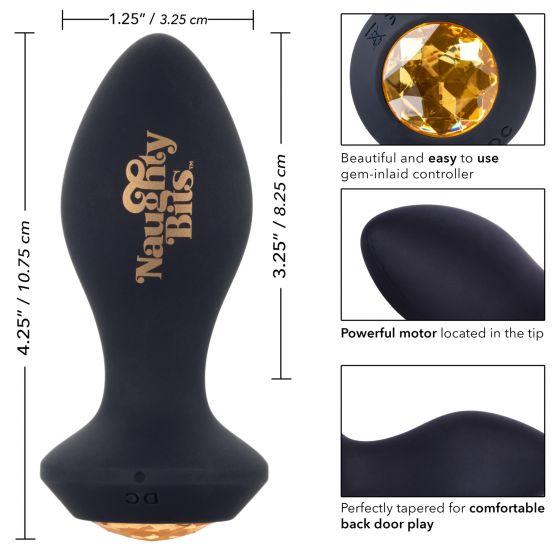 Naughty Bits Shake Your Ass Petite Vibrating Butt Plug Intimates Adult Boutique