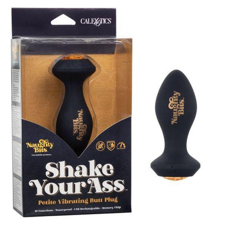 Naughty Bits Shake Your Ass Petite Vibrating Butt Plug Intimates Adult Boutique